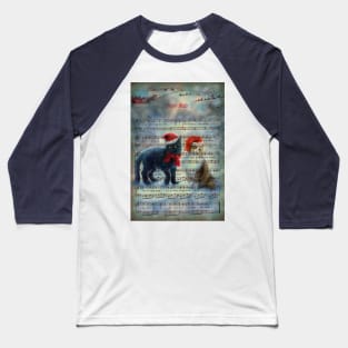 Jingle Bells Christmas Kitties Baseball T-Shirt